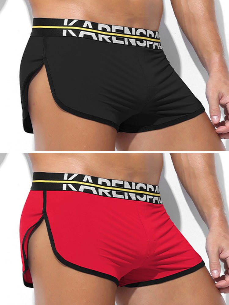 2 Pack Men's Comfortable Lounge Sport Boxer Briefs - The Pup Play Hub