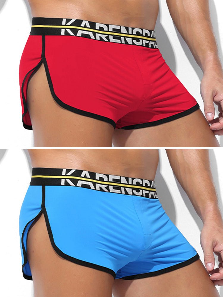 2 Pack Men's Comfortable Lounge Sport Boxer Briefs - The Pup Play Hub