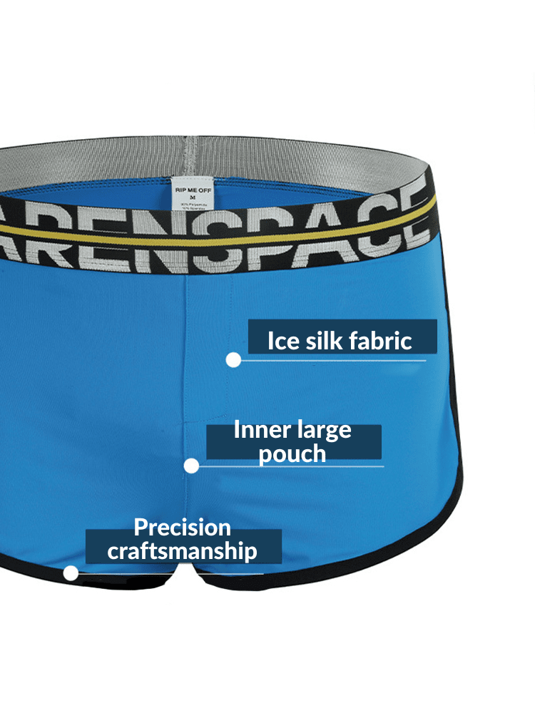 2 Pack Men's Comfortable Lounge Sport Boxer Briefs - The Pup Play Hub