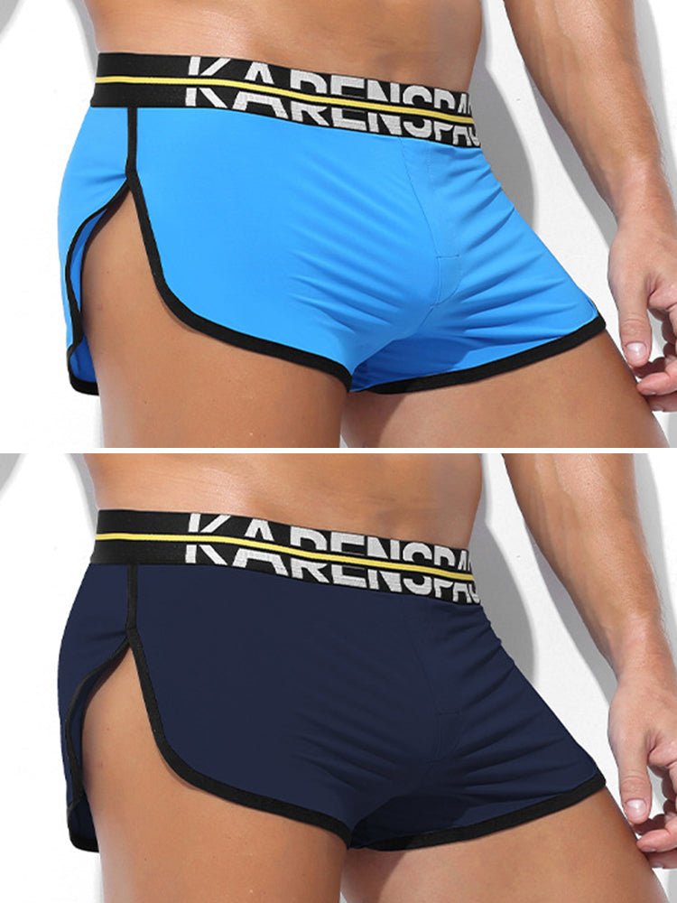 2 Pack Men's Comfortable Lounge Sport Boxer Briefs - The Pup Play Hub