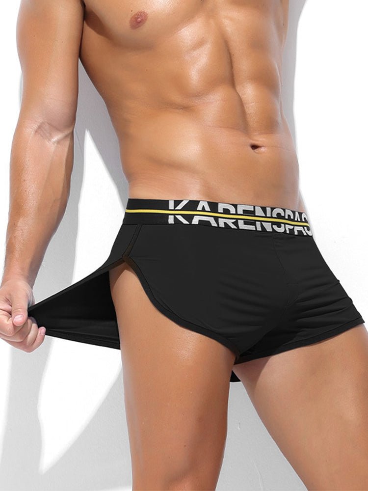 2 Pack Men's Comfortable Lounge Sport Boxer Briefs - The Pup Play Hub