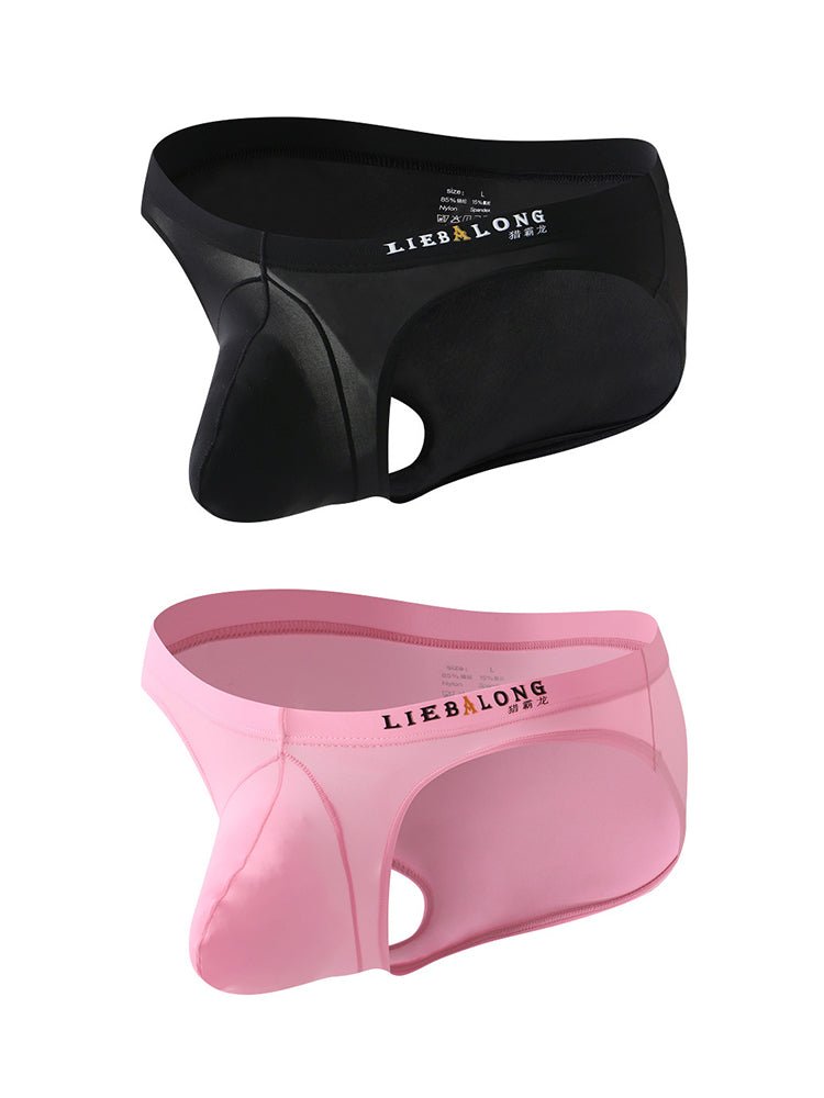 2 Pack Men's Contoured Pouch Lightweight Briefs - The Pup Play Hub