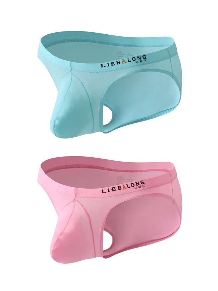 2 Pack Men's Contoured Pouch Lightweight Briefs - The Pup Play Hub