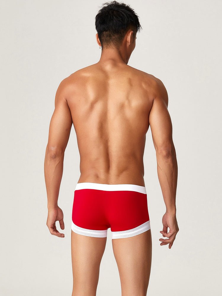 2 Pack Men's Ice Silk Lace Cuff Trunks - The Pup Play Hub