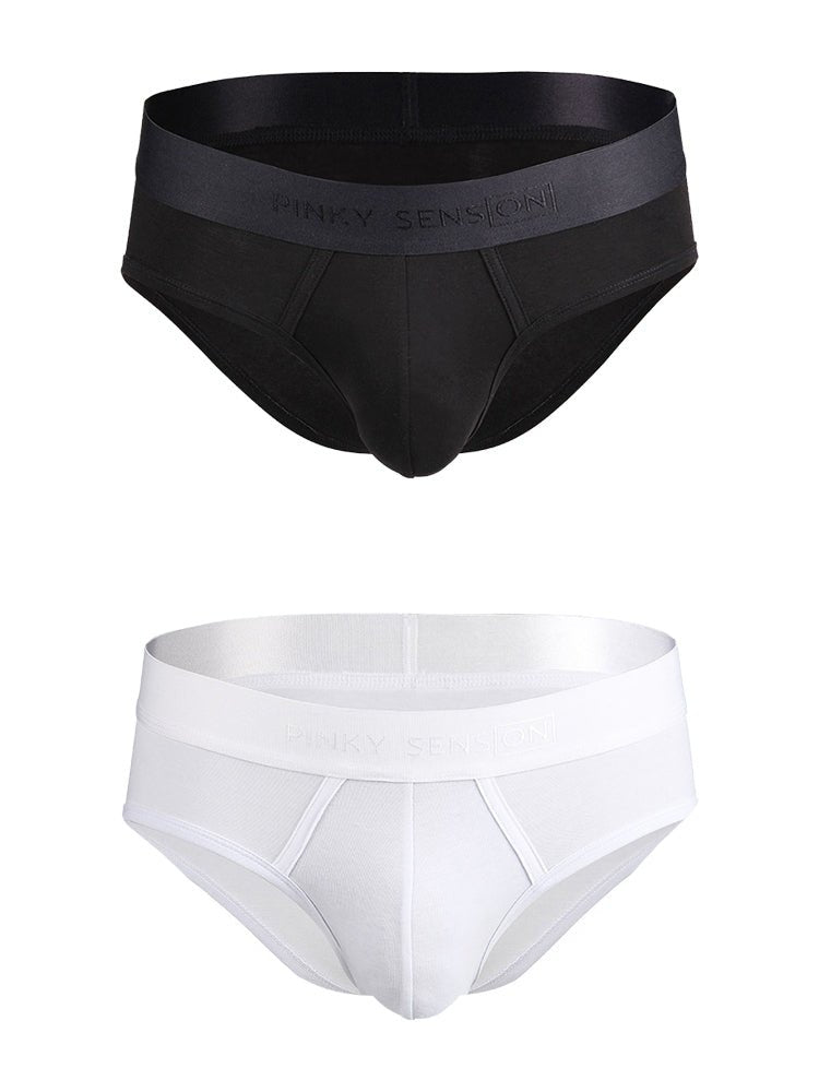 2 Pack Men’s Lightweight Cotton Pouch Briefs - The Pup Play Hub