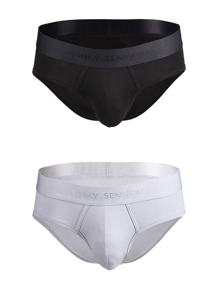 2 Pack Men’s Lightweight Cotton Pouch Briefs - The Pup Play Hub