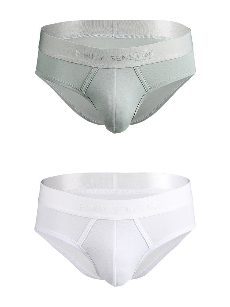 2 Pack Men’s Lightweight Cotton Pouch Briefs - The Pup Play Hub