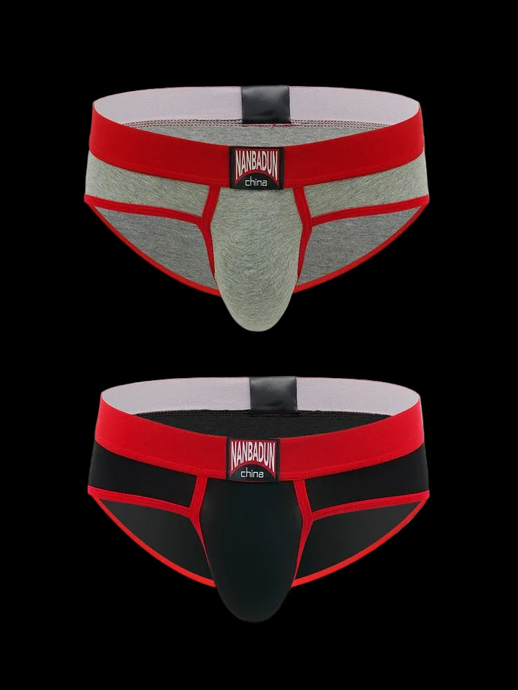 2 - pack Men's Loose Cotton Sports Briefs - The Pup Play Hub