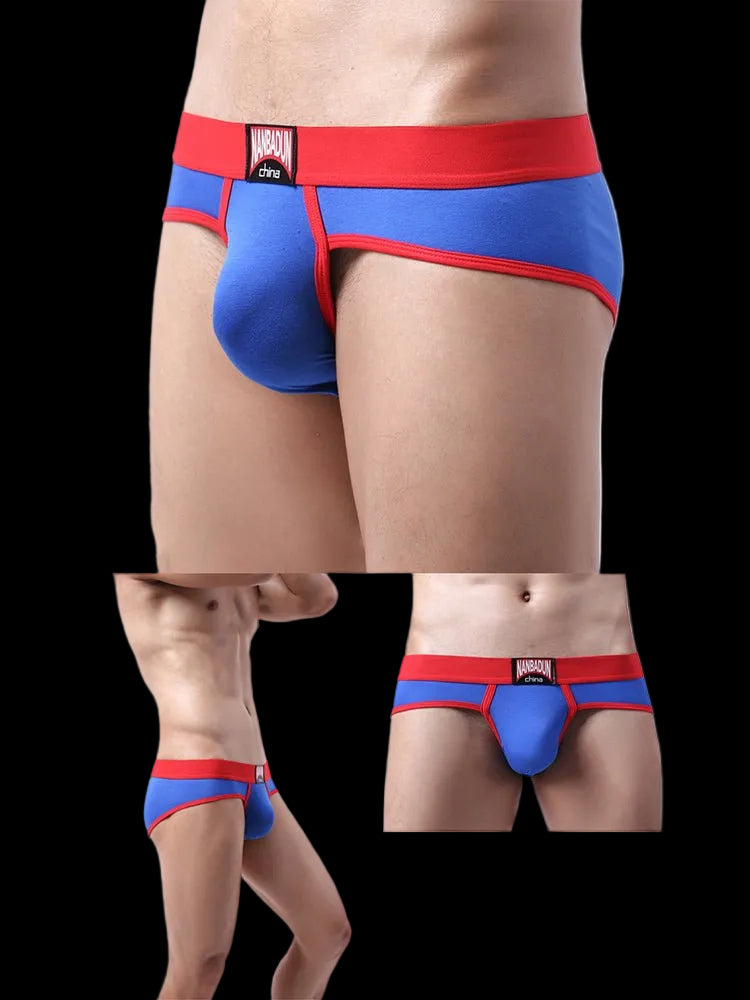 2 - pack Men's Loose Cotton Sports Briefs - The Pup Play Hub