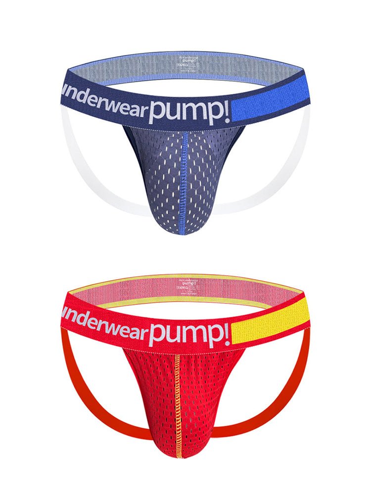 2 Pack Men's Sexy Hip - High Thongs - The Pup Play Hub