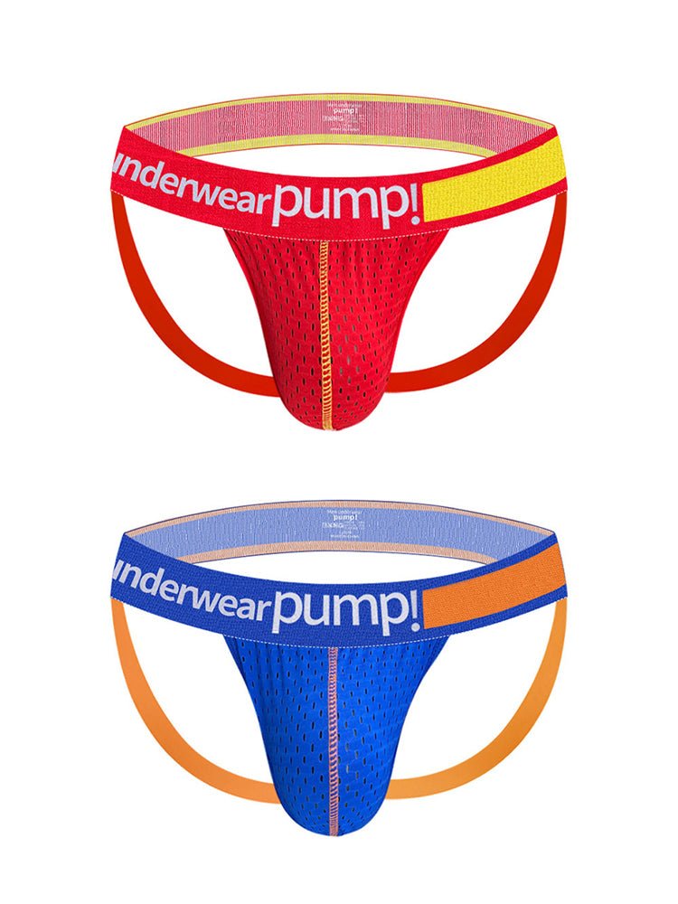 2 Pack Men's Sexy Hip - High Thongs - The Pup Play Hub