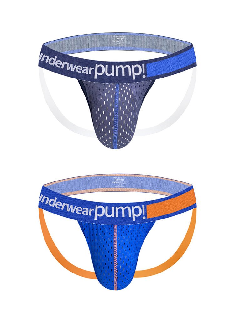 2 Pack Men's Sexy Hip - High Thongs - The Pup Play Hub