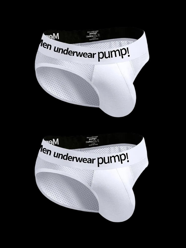 2 - pack Men's Sports Mesh Breathable Briefs - The Pup Play Hub