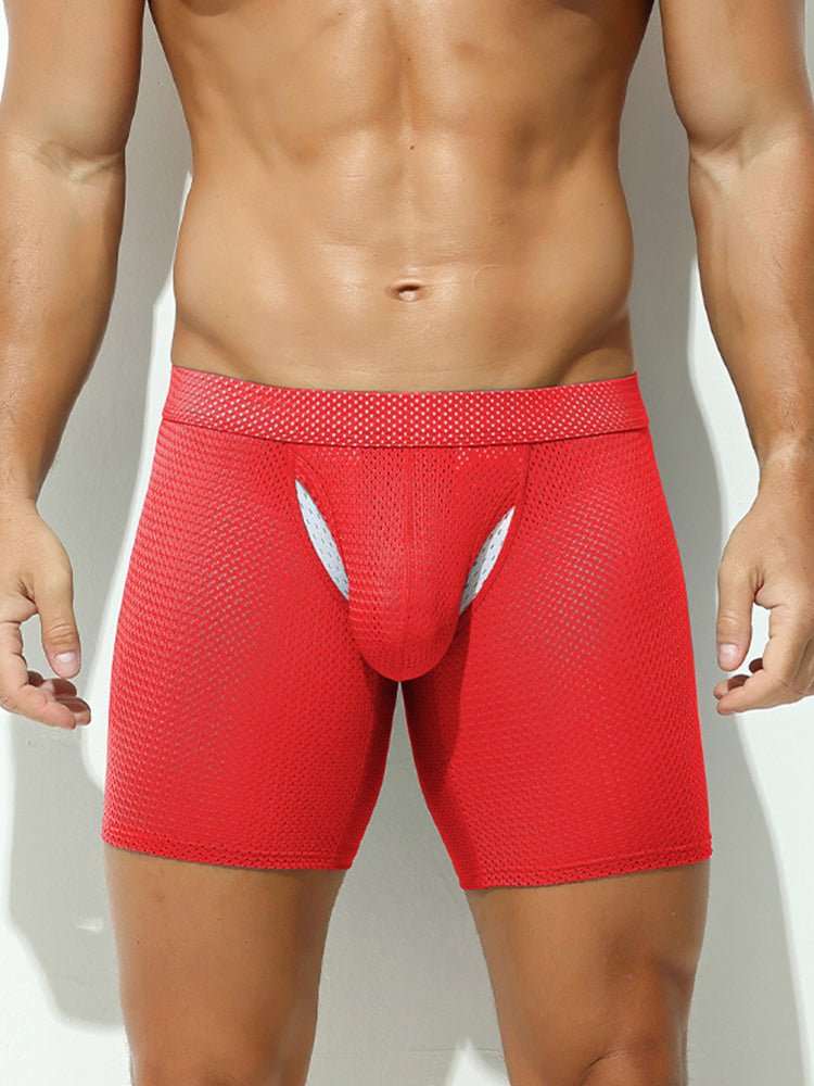 2 Pack Men's Sporty Cut Anti - Chafing Breathable Stretch Fit Midway Briefs - The Pup Play Hub