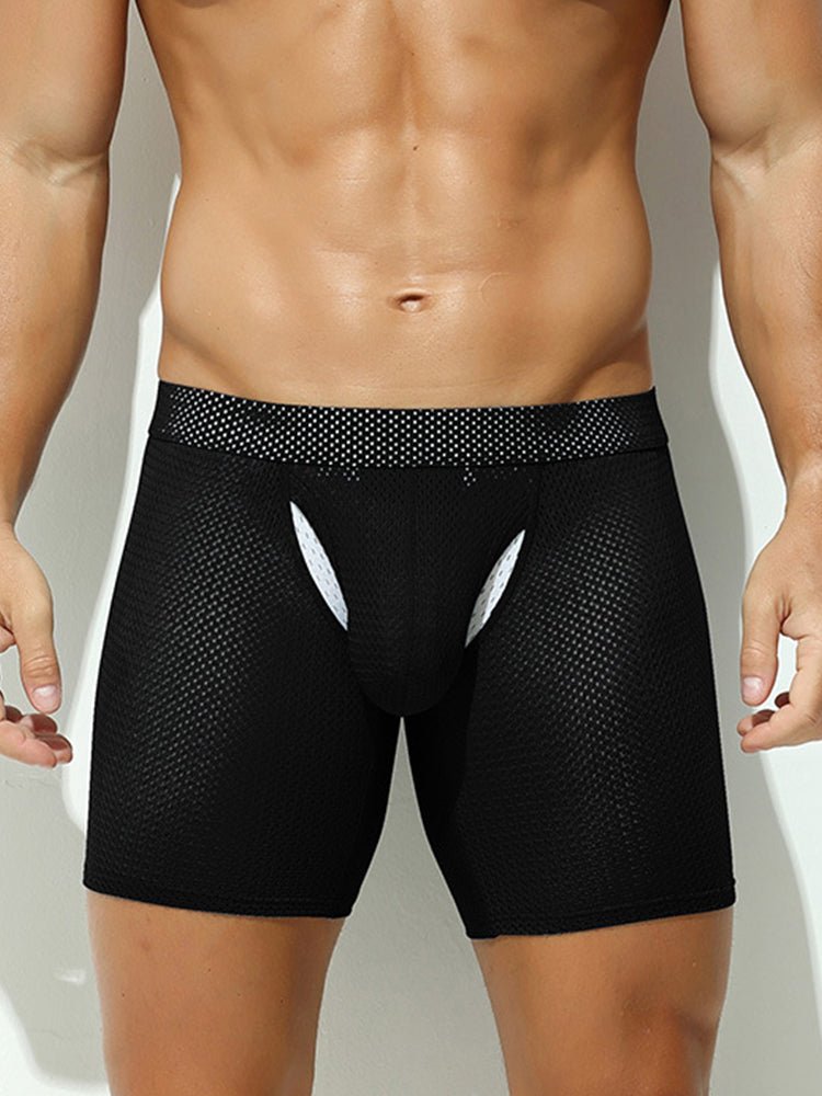 2 Pack Men's Sporty Cut Anti - Chafing Breathable Stretch Fit Midway Briefs - The Pup Play Hub