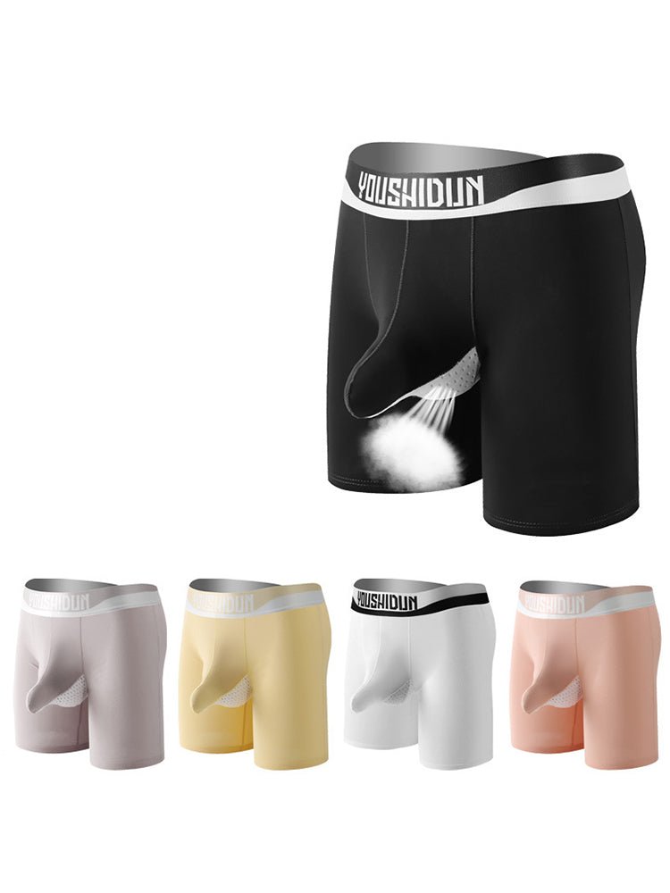 2 Pack Men's Supportive Separated Pouch Ultra - Soft Anti - Chafing Midway Briefs - The Pup Play Hub