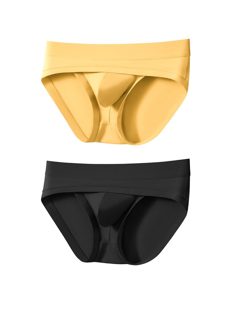 2 Pack Men's Ultra - Soft Fabric Stretch Fit Supportive Pouch Breathable Briefs - The Pup Play Hub