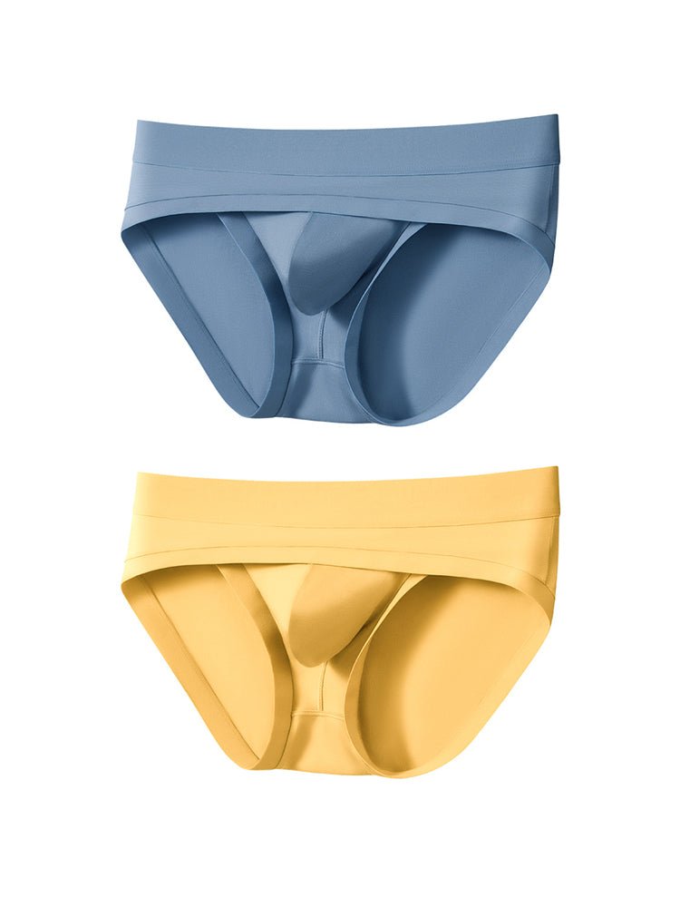 2 Pack Men's Ultra - Soft Fabric Stretch Fit Supportive Pouch Breathable Briefs - The Pup Play Hub