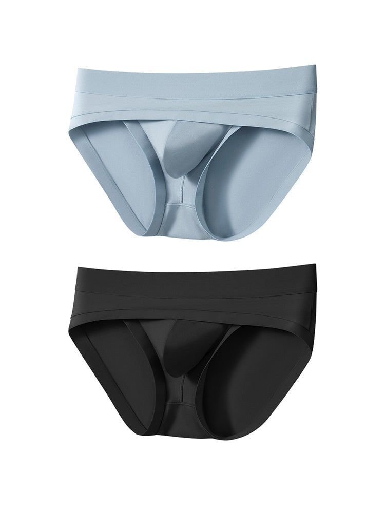 2 Pack Men's Ultra - Soft Fabric Stretch Fit Supportive Pouch Breathable Briefs - The Pup Play Hub