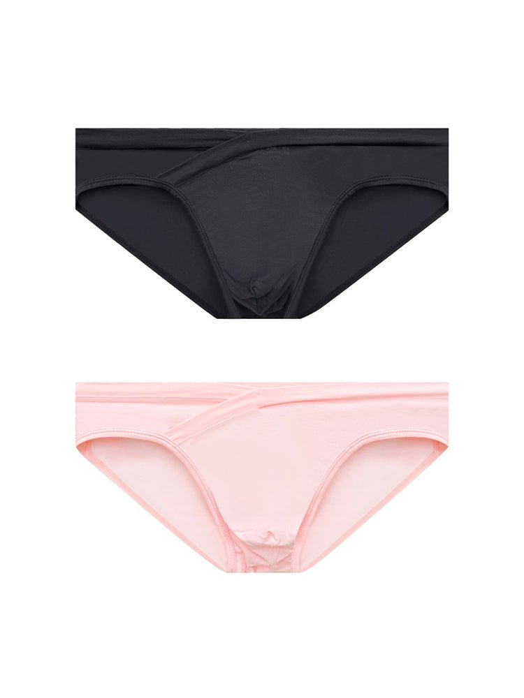 2 Pack Men's Ultra - Soft Modal Breathable Mesh Ice Silk Briefs - The Pup Play Hub