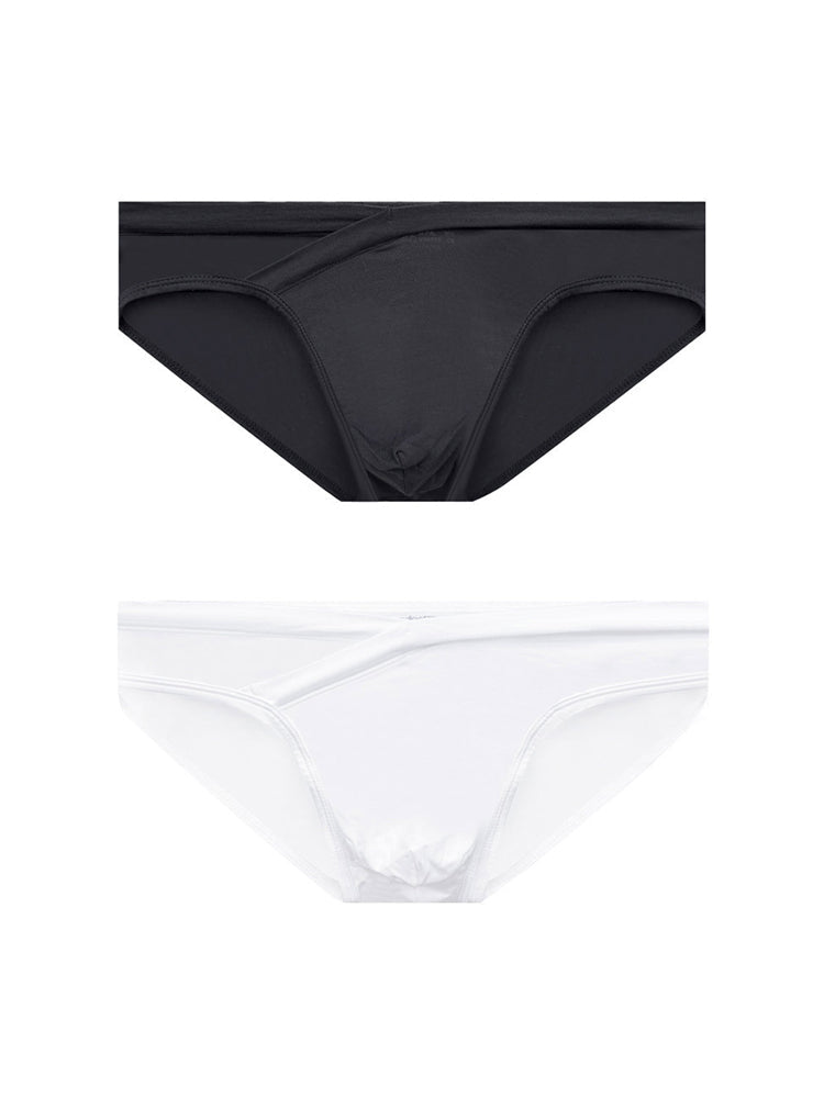 2 Pack Men's Ultra - Soft Modal Breathable Mesh Ice Silk Briefs - The Pup Play Hub