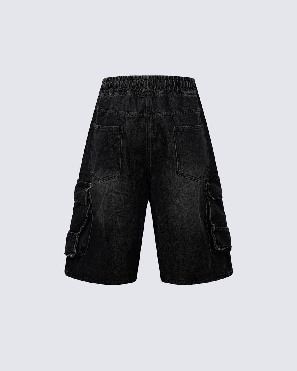 KIIKIO Vintage Washed Denim Shorts