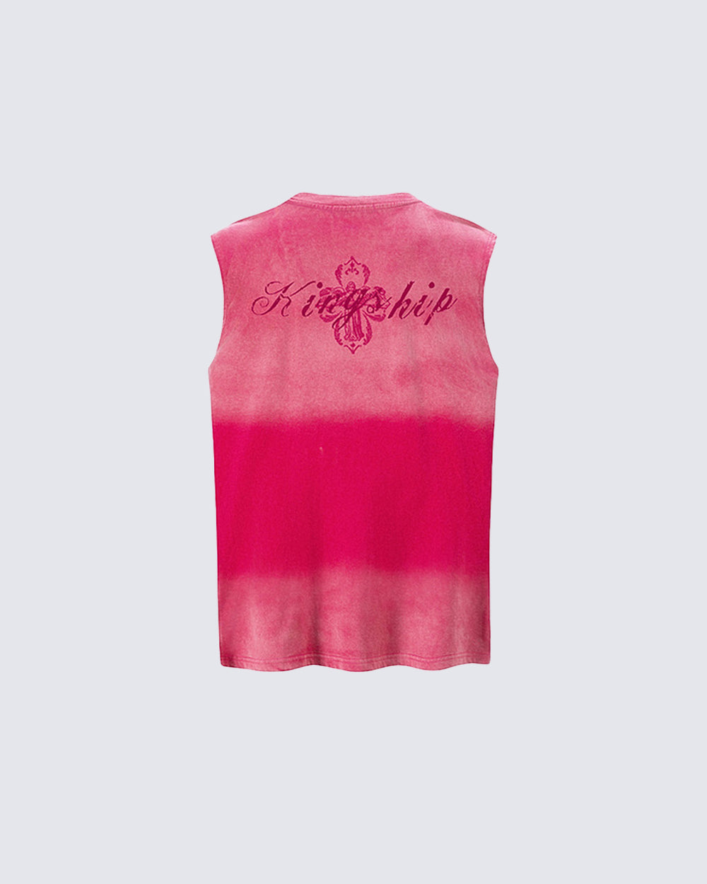 KIIKIO Retro Minimalist Letter Print Vest