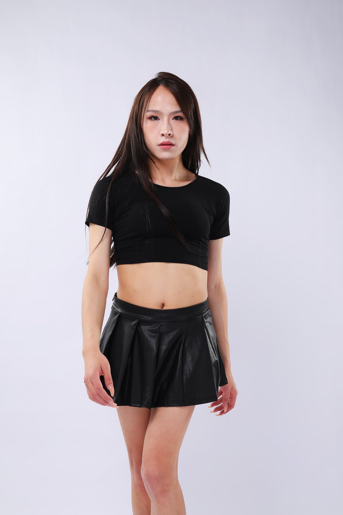 Solid Crop Tee