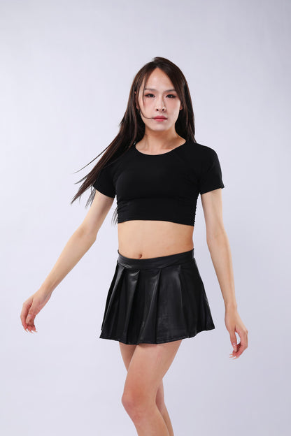 Solid Crop Tee
