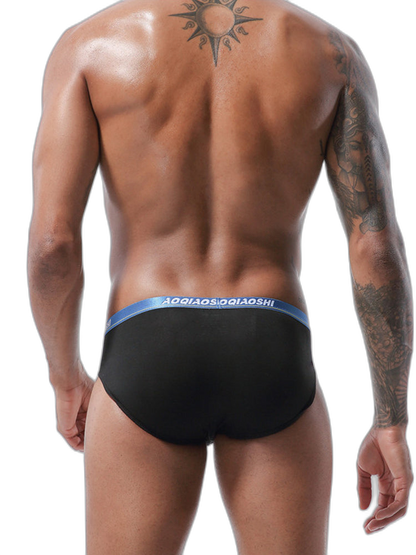 4 Pack Men’s Stylish 3D U Convex Pouch Briefs