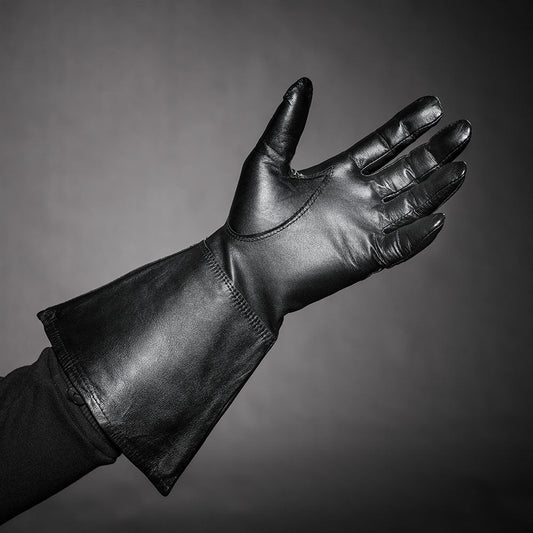 TG 650 LEATHER GAUNTLET GLOVES