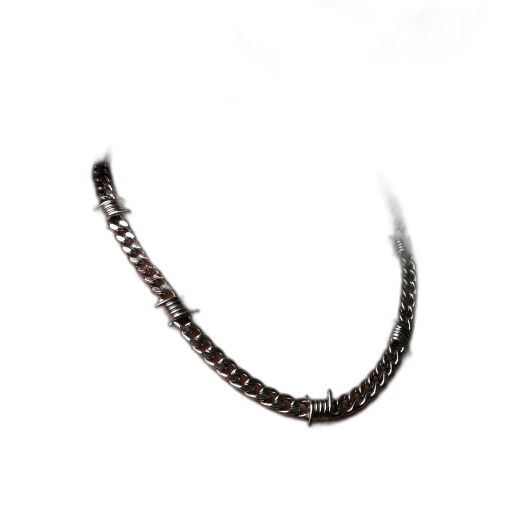9mm Barb Wire Cuban Chain