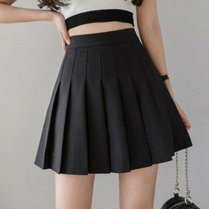 Classic Pleated Skirt (6 Colors)