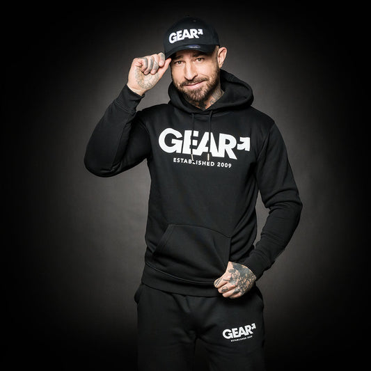SQUADRON HOODIE BLK/WHT
