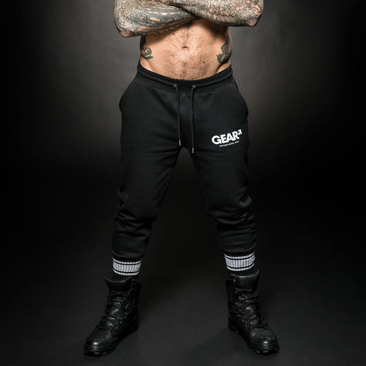 LEADER TRACK PANT BLK/WHT