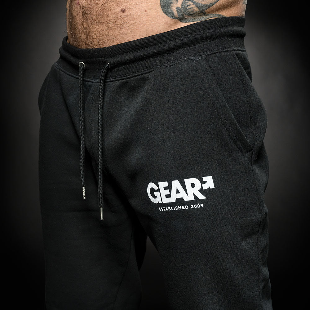 LEADER TRACK PANT BLK/WHT