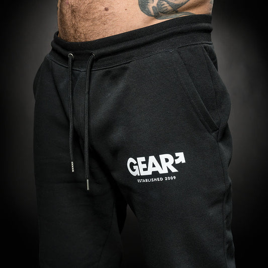 LEADER TRACK PANT BLK/WHT