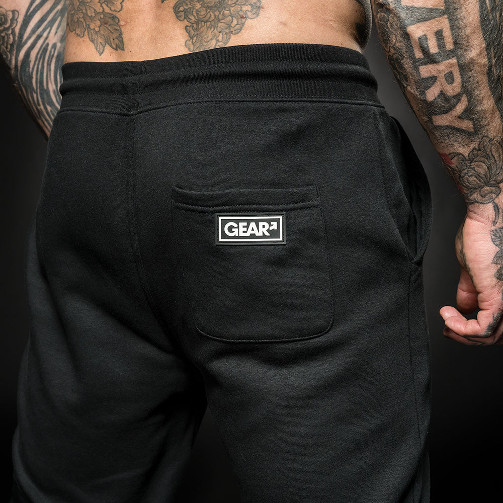 LEADER TRACK PANT BLK/WHT