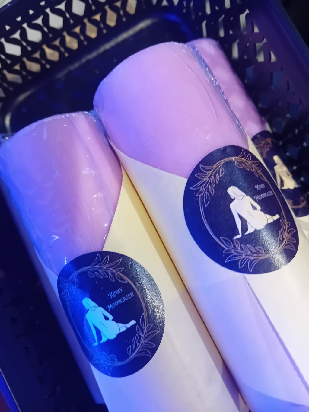 Bright UV Pillar Candle