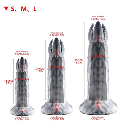 Nothosaur ZERGER - Alien Ovipositor Dildo - Monster With Teeth Ovipositor Sex Toy
