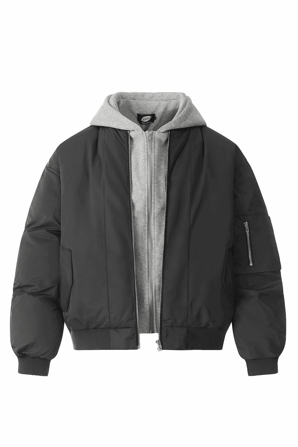 Winter Hooded Puffer Jacket – Loose & Minimalist American Style