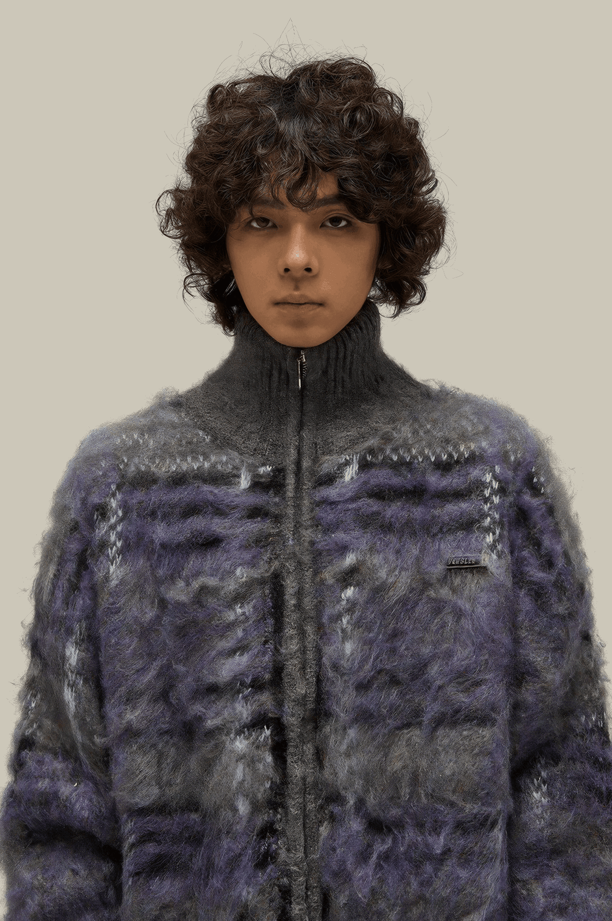 Winter Vintage American Knit Cardigan for Men – Loose & Relaxed