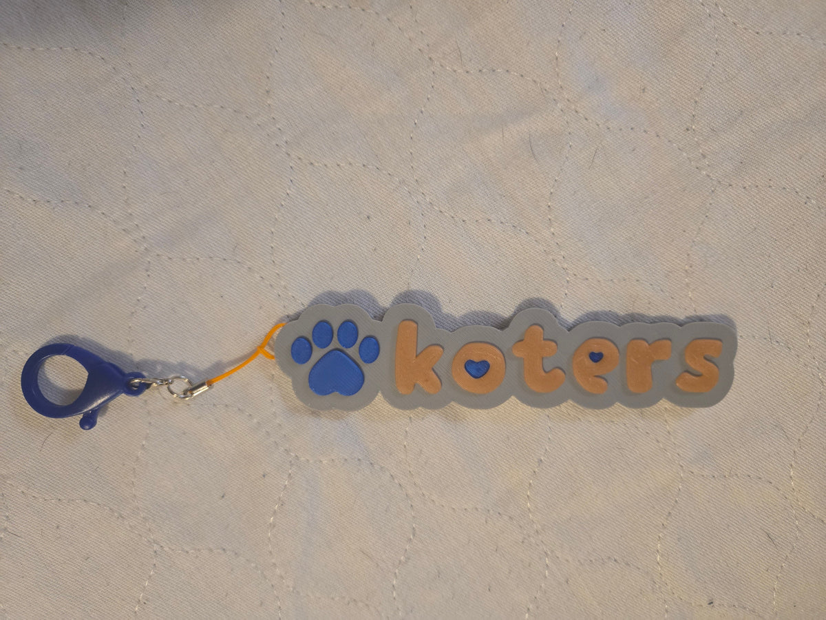 Fully Custom High-Tech Name Keychain