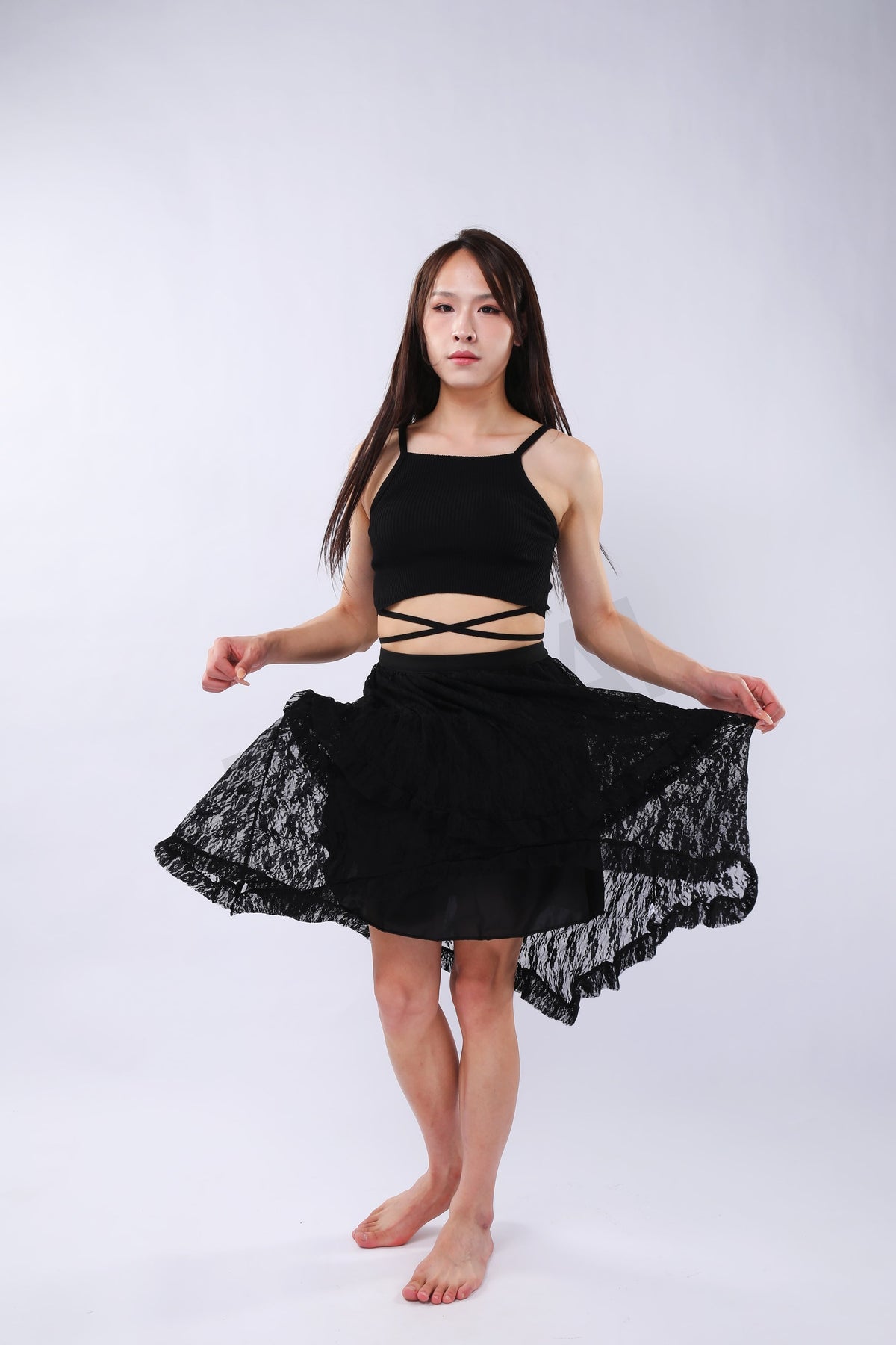 Lace Long Skirt