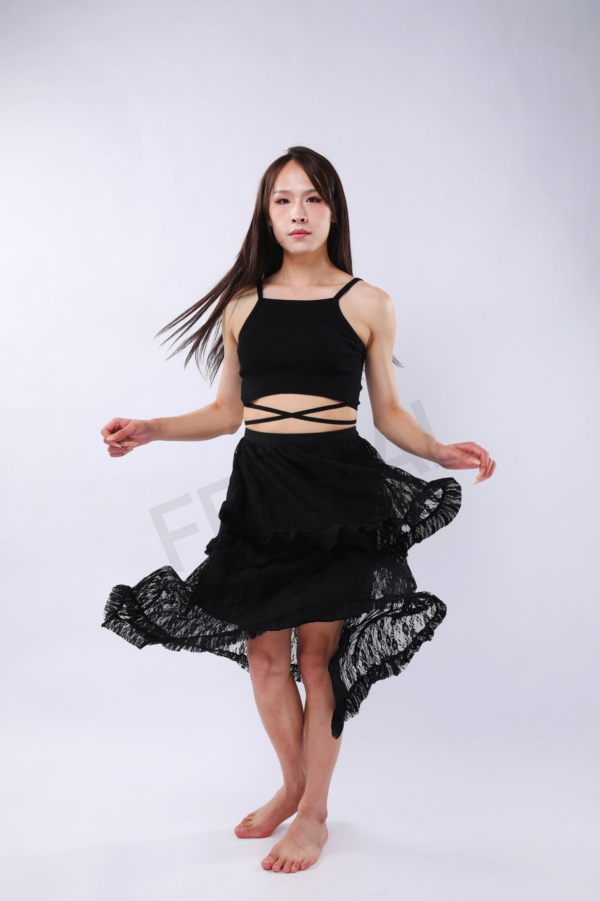 Lace Long Skirt