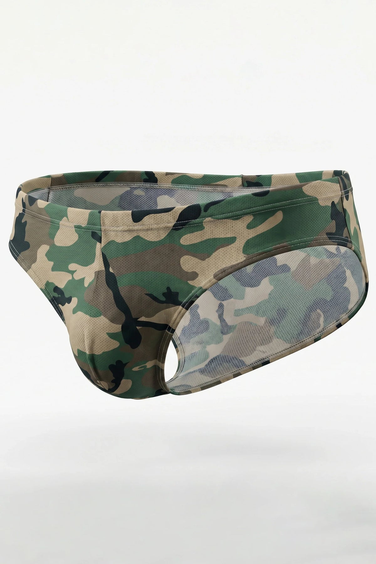Men's Breathable Camo Mesh Briefs