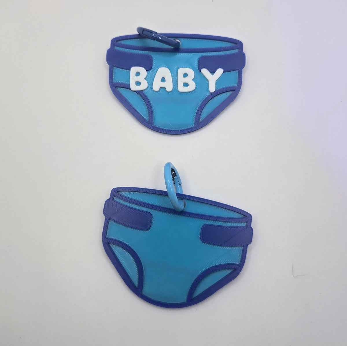 ABDL Diaper, Urinal Keychain / Bag Tag – Colorful Identity Bag Charm