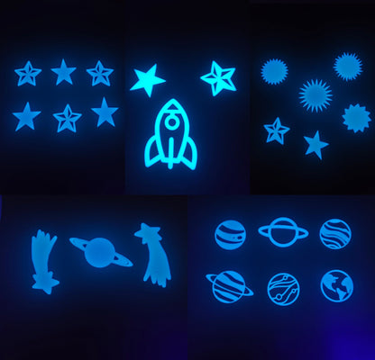 3D Printed Glow-in-the-Dark Ceiling Stickers