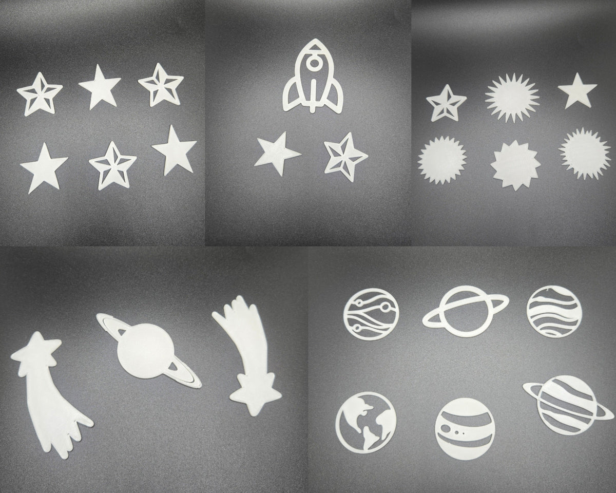 3D Printed Glow-in-the-Dark Ceiling Stickers