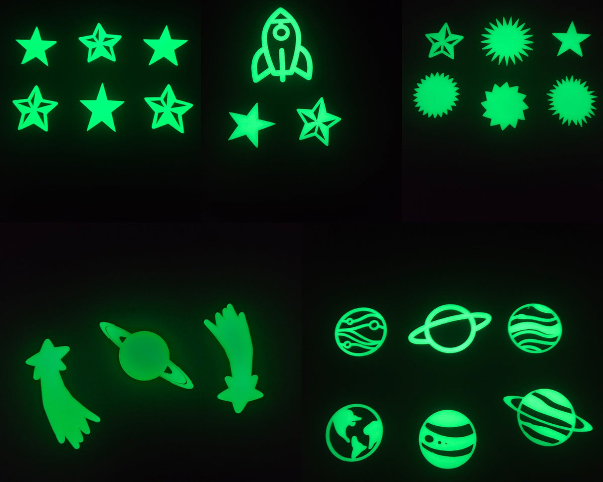 3D Printed Glow-in-the-Dark Ceiling Stickers